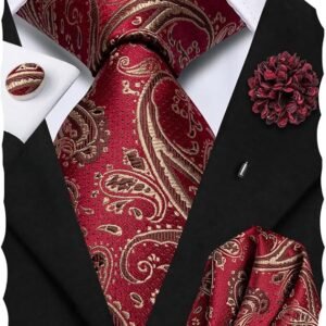 maroon tie